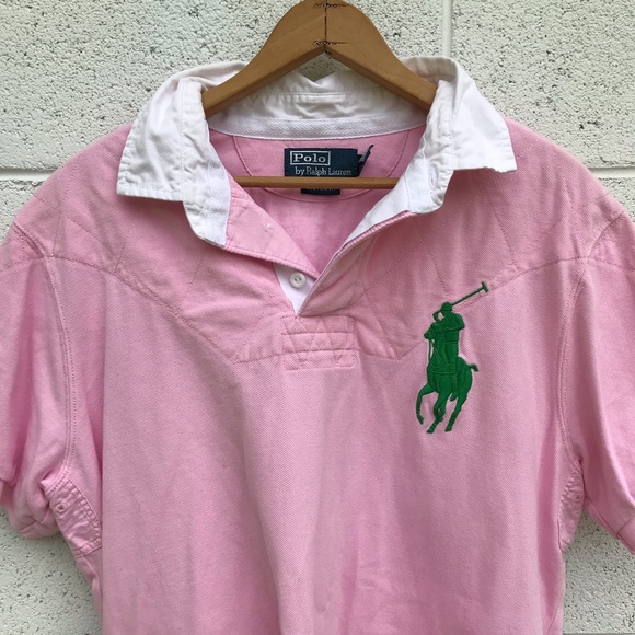 Polo Ralph Lauren Pink XL Custom Fit Shirt - Picture 4 of 7